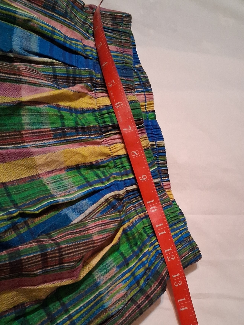 Chou Yatou Wide-Leg Plaid Culotte Pants - Picture 9 of 12